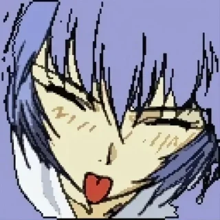 😝 emoji Rei Ayanami @shchobshokuvaty Telegram sticker 20 of 60
