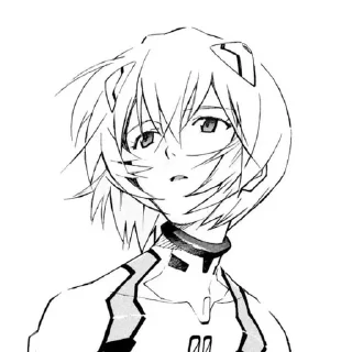 😲 emoji Rei Ayanami @shchobshokuvaty Telegram sticker 13 of 60