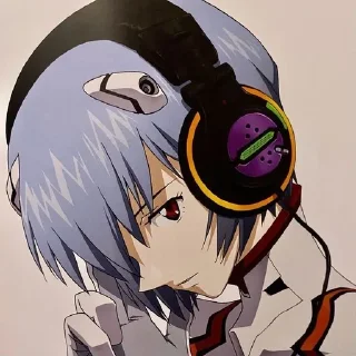 😞 emoji Rei Ayanami @shchobshokuvaty Telegram sticker 6 of 60