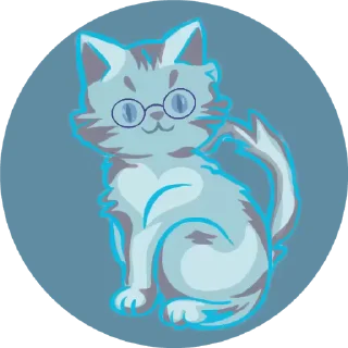 Sticker from Кошечка голубых кровей :wasil.sss