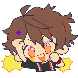 👆 emoji KR ensemble stars sticker || @ctcxd Telegram sticker 9 of 49