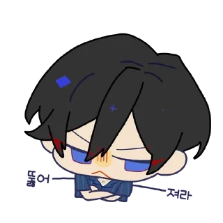 😒 emoji KR ensemble stars sticker || @ctcxd Telegram sticker 5 of 49