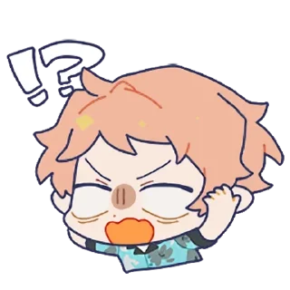 😱 emoji KR ensemble stars sticker || @ctcxd Telegram sticker 22 of 49