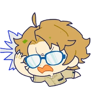 😧 emoji KR ensemble stars sticker || @ctcxd Telegram sticker 7 of 49