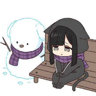 😓 emoji Юрудура-тян 10 @Nyasticks Telegram sticker 20 of 41