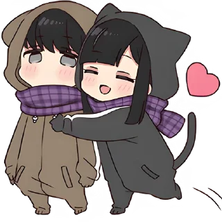 🤗 emoji Юрудура-тян 10 @Nyasticks Telegram sticker 3 of 41
