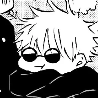 🕳 emoji Satoru Gojo by Utsuro Telegram sticker 4 of 46