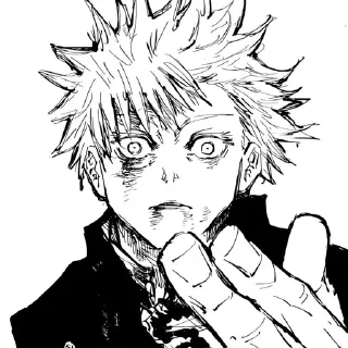 🕳 emoji Satoru Gojo by Utsuro Telegram sticker 5 of 46
