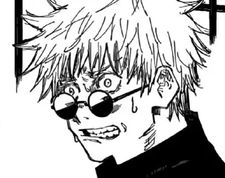 🕳 emoji Satoru Gojo by Utsuro Telegram sticker 23 of 46