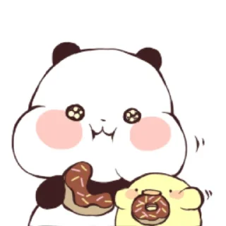 Sticker from panda my friend