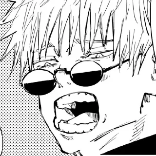 🕳 emoji Satoru Gojo by Utsuro Telegram sticker 22 of 46