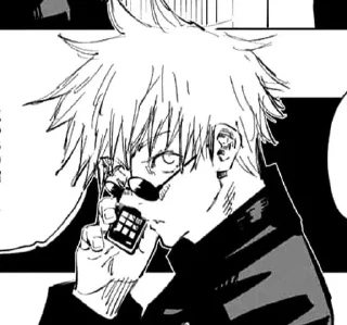 🕳 emoji Satoru Gojo by Utsuro Telegram sticker 19 of 46