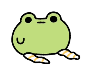 🐸 emoji ૮꒰ ｡っ -｡꒱ఎ   ⃝@mewsticks ⊹  ◜ ♡  𝅭 Telegram sticker 14 of 24