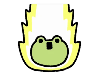 🐸 emoji ૮꒰ ｡っ -｡꒱ఎ   ⃝@mewsticks ⊹  ◜ ♡  𝅭 Telegram sticker 21 of 24