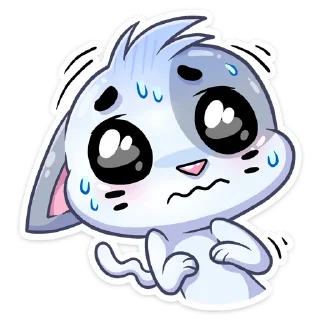 😅 emoji Бисквит @Nyasticks Telegram sticker 18 of 50