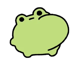🐸 emoji ૮꒰ ｡っ -｡꒱ఎ   ⃝@mewsticks ⊹  ◜ ♡  𝅭 Telegram sticker 18 of 24