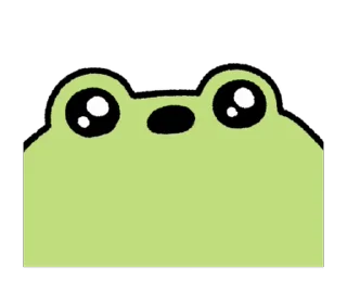🐸 emoji ૮꒰ ｡っ -｡꒱ఎ   ⃝@mewsticks ⊹  ◜ ♡  𝅭 Telegram sticker 15 of 24
