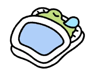 🐸 emoji ૮꒰ ｡っ -｡꒱ఎ   ⃝@mewsticks ⊹  ◜ ♡  𝅭 Telegram sticker 8 of 24
