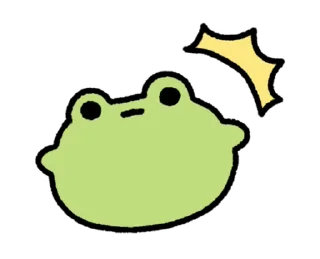 🐸 emoji ૮꒰ ｡っ -｡꒱ఎ   ⃝@mewsticks ⊹  ◜ ♡  𝅭 Telegram sticker 10 of 24