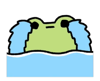 🐸 emoji ૮꒰ ｡っ -｡꒱ఎ   ⃝@mewsticks ⊹  ◜ ♡  𝅭 Telegram sticker 12 of 24