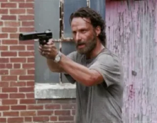 Sticker from Rick grimes