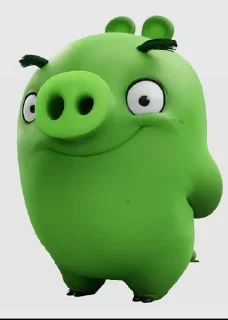 Sticker from Angry birds with Humpty Dumpty