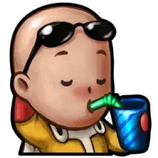 😎 emoji @Earth928B <- OnePunchMan Telegram sticker 15 of 30