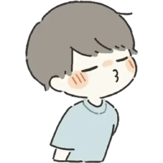 😚 emoji ૮ ྀི⸝⸝◞ ˕ ◟⸝⸝ ྀིა Telegram sticker 13 of 25