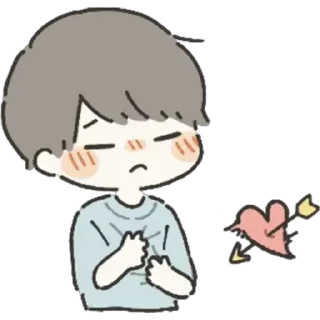 😍 emoji ૮ ྀི⸝⸝◞ ˕ ◟⸝⸝ ྀིა Telegram sticker 14 of 25