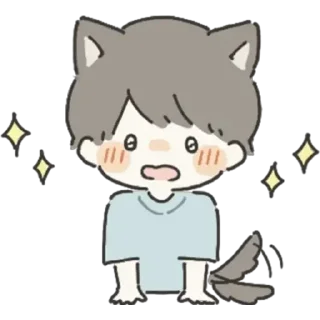 🤩 emoji ૮ ྀི⸝⸝◞ ˕ ◟⸝⸝ ྀིა Telegram sticker 22 of 25