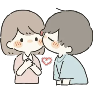 😘 emoji ૮ ྀི⸝⸝◞ ˕ ◟⸝⸝ ྀིა Telegram sticker 7 of 25