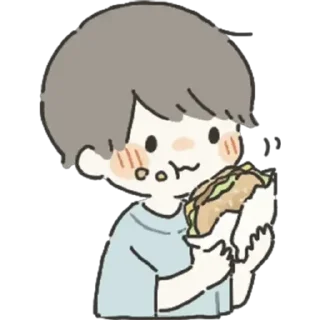 😋 emoji ૮ ྀི⸝⸝◞ ˕ ◟⸝⸝ ྀིა Telegram sticker 16 of 25