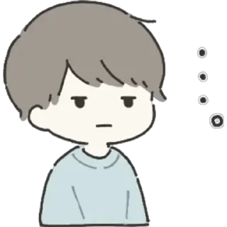 😐 emoji ૮ ྀི⸝⸝◞ ˕ ◟⸝⸝ ྀིა Telegram sticker 23 of 25