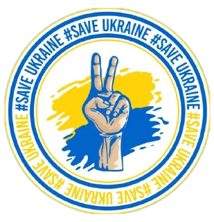 Sticker from Pray for Ukraine