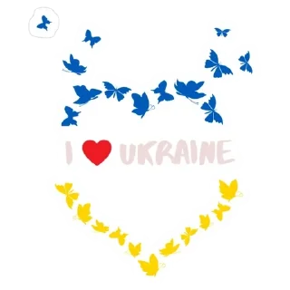 Sticker from Glory to Ukraine