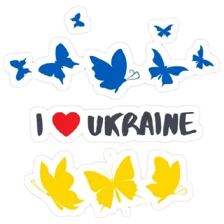 Sticker from Glory to Ukraine