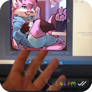 ✋ emoji ЗАПЕКАЛОВКА ГУСЯ  @MoiStikiBot Telegram sticker 21 of 21