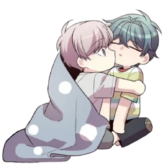 ❤️ emoji Jiho and Dojin 💜 @Cucuroozzka Telegram sticker 12 of 80