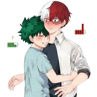 Sticker from Deku and Todo 💜 @Cucuroozzka