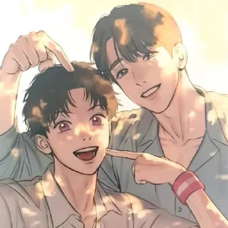 Sticker from BJ MD and Chan Woo 💜 @Cucuroozzka