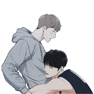 ❤️ emoji BJ Alex and Don Don 💜 @Cucuroozzka Telegram sticker 22 of 119