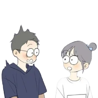 Sticker from Xiao Yi and WangWang 💜 @Cucuroozzka