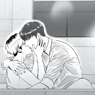 💋 emoji BJ MD and Chan Woo 💜 @Cucuroozzka Telegram sticker 7 of 118