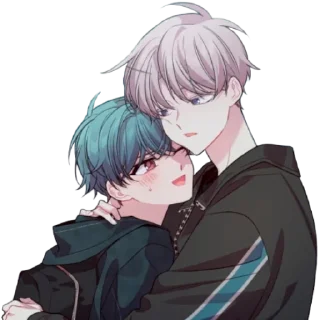 ❤️ emoji Jiho and Dojin 💜 @Cucuroozzka Telegram sticker 10 of 80