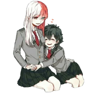 Sticker from Deku and Todo 💜 @Cucuroozzka