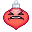 😡 emoji Christmas Emoji @xkysluv Telegram sticker 24 of 40