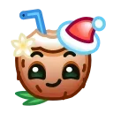 😏 emoji Christmas Emoji @xkysluv Telegram sticker 15 of 40