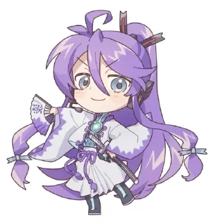 🙃 emoji Gakupo @Finiiik_i / вокалоид Telegram sticker 6 of 80