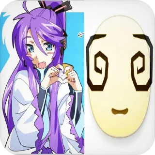 🔥 emoji Gakupo @Finiiik_i / вокалоид Telegram sticker 5 of 80