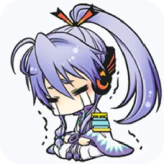 😭 emoji Gakupo @Finiiik_i / вокалоид Telegram sticker 15 of 80